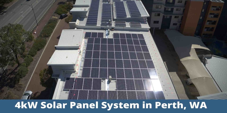 4kW solar panel system in Perth, WA