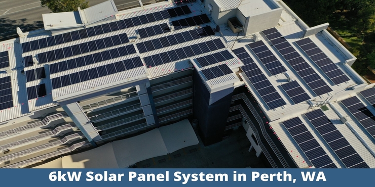 6kW solar panel system in Perth, WA