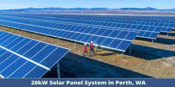 20kW solar panel system in Perth, WA
